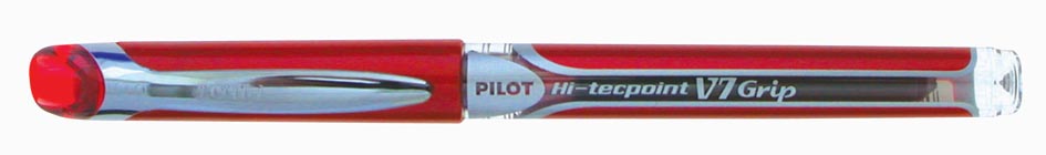 Pilot roller Hi-Tecpoint V5 en V7 Grip V7, 0,4 mm, rood