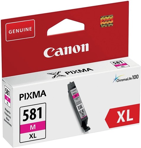 Canon inktcartridge CLI-581M XL, 225 foto's, OEM 2050C001, magenta
