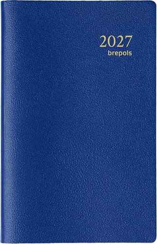 Brepols agenda Delta Genova 6 langues, bleu 2027