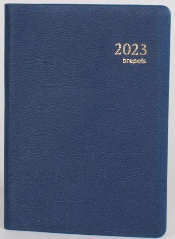 Brepols agenda Delta Genova 6 langues, bleu 2027-3