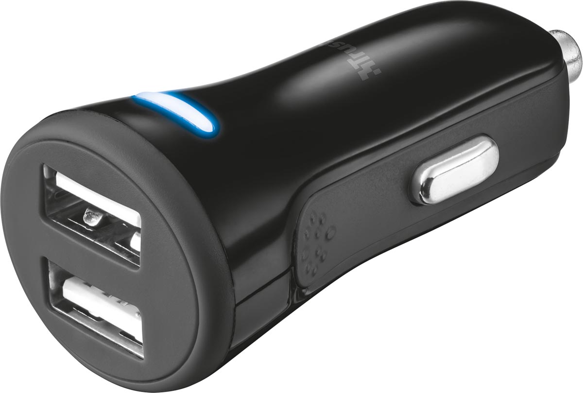 Trust Urban 20 W snelle autolader, met 2 USB poorten