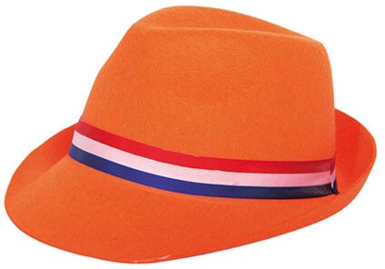 Oranje hoed, trilby