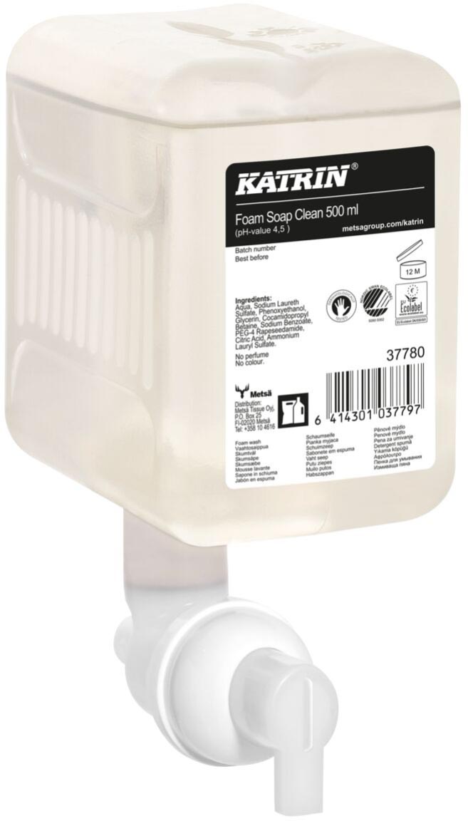 Katrin schuimzeep 37780 Clean, flacon van 500 ml afbeelding