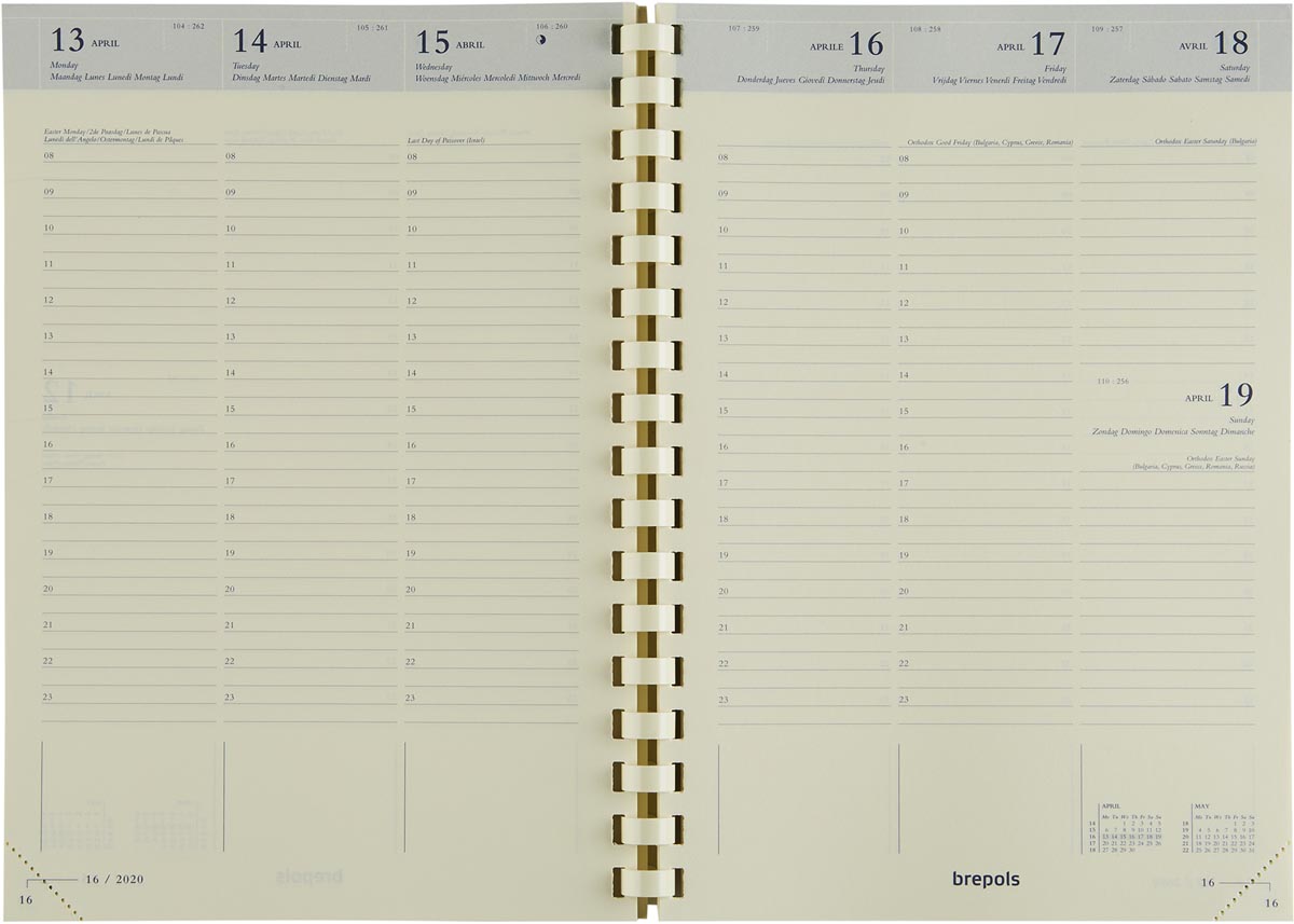 Brepols schoolagenda Bretime vulling, 2025-2026