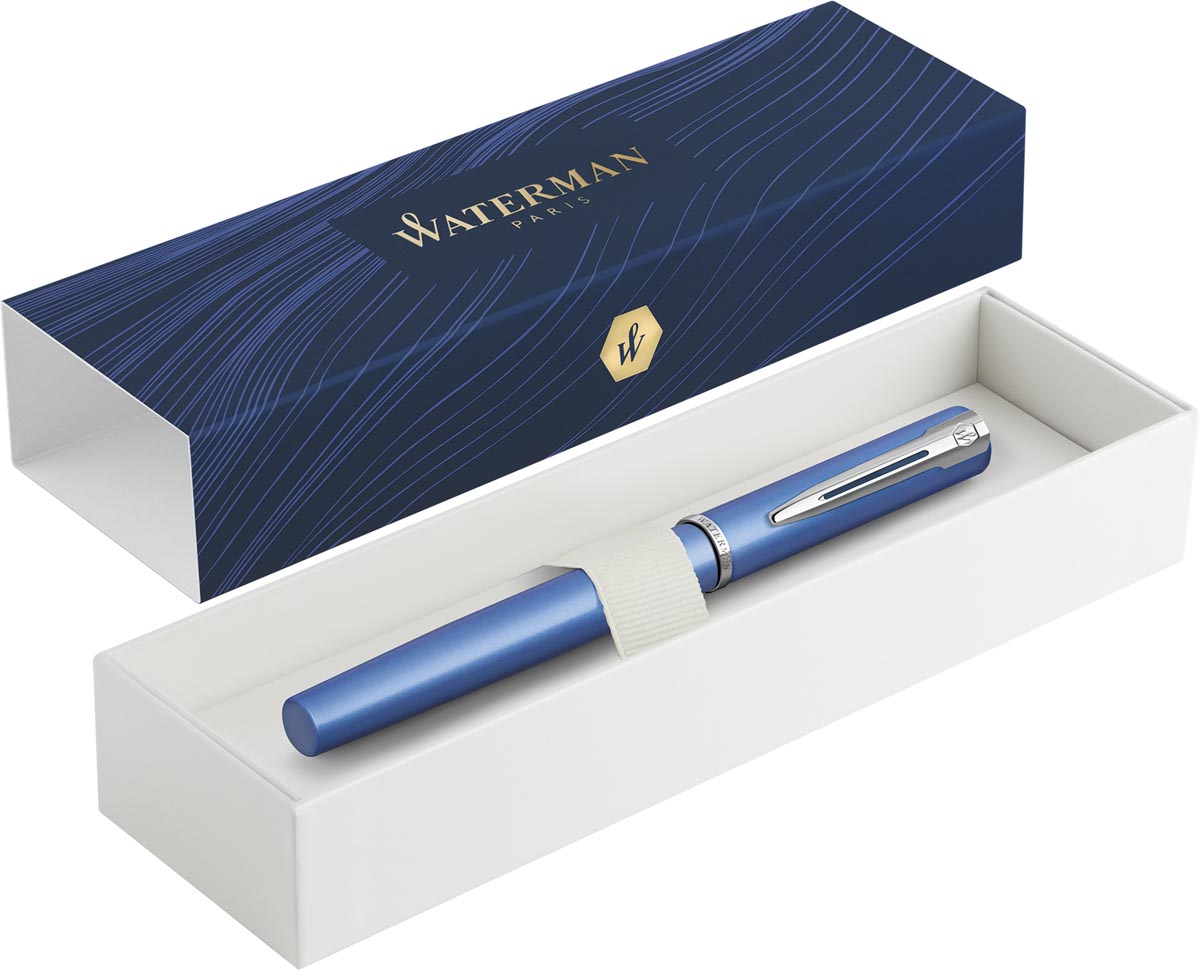 Waterman vulpen Allure, fijne punt, giftbox, blauw afbeelding
