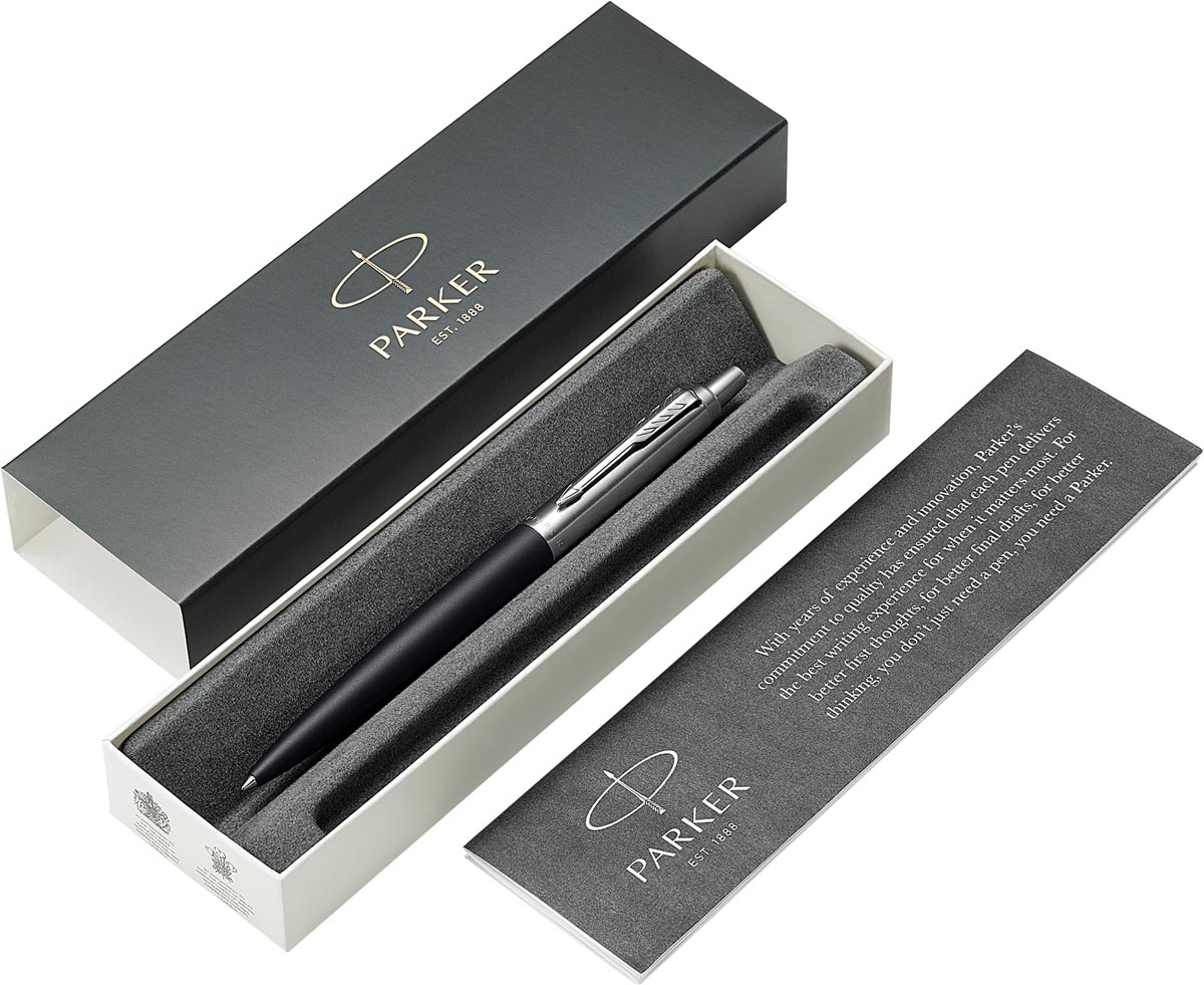 Parker Jotter XL balpen CT, mat zwart, in giftbox afbeelding