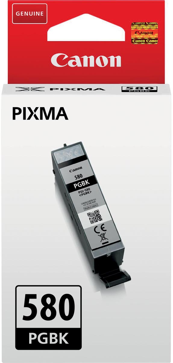 Canon inktcartridge PGI-580 PGBK, 200pagina&apos;s, OEM 2078C001, zwart afbeelding