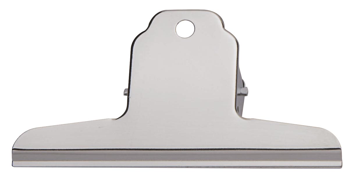 MAUL papierklem bulldogclip 120mm ds 10 verchroomd afbeelding