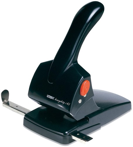 Rapid perforator heavy duty 2-gaats 65 blad zwart