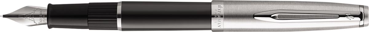 Waterman vulpen Embleme Black Chrome Trim met fijne punt Waterman vulpen Embleme Black Chrome Trim met fijne punt