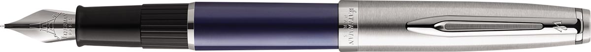 Waterman vulpen Embleme Blue Chrome Trim met fijne punt Waterman vulpen Embleme Blue Chrome Trim met fijne punt