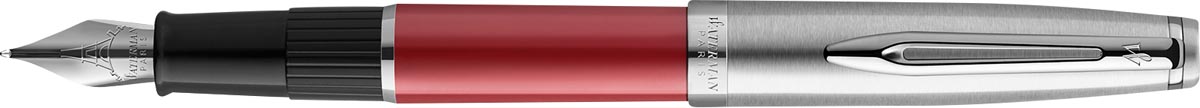 Waterman vulpen Embleme Red Chrome Trim met fijne punt Waterman vulpen Embleme Red Chrome Trim met fijne punt
