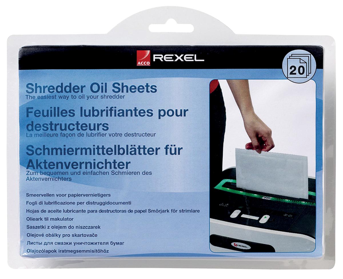 Rexel geoliede bladen, pak van 20 stuks afbeelding