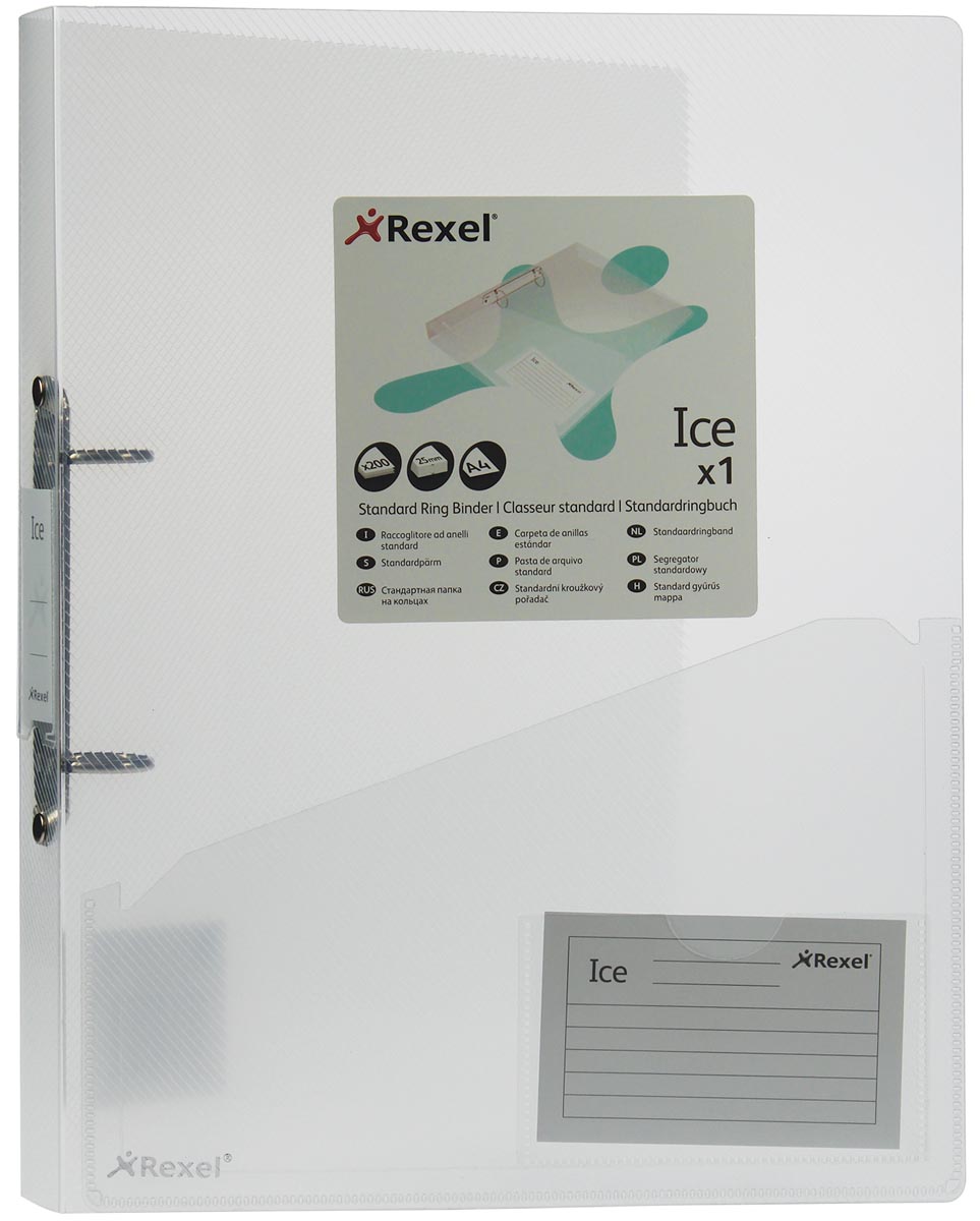 Rexel ringmap Ice transparant afbeelding