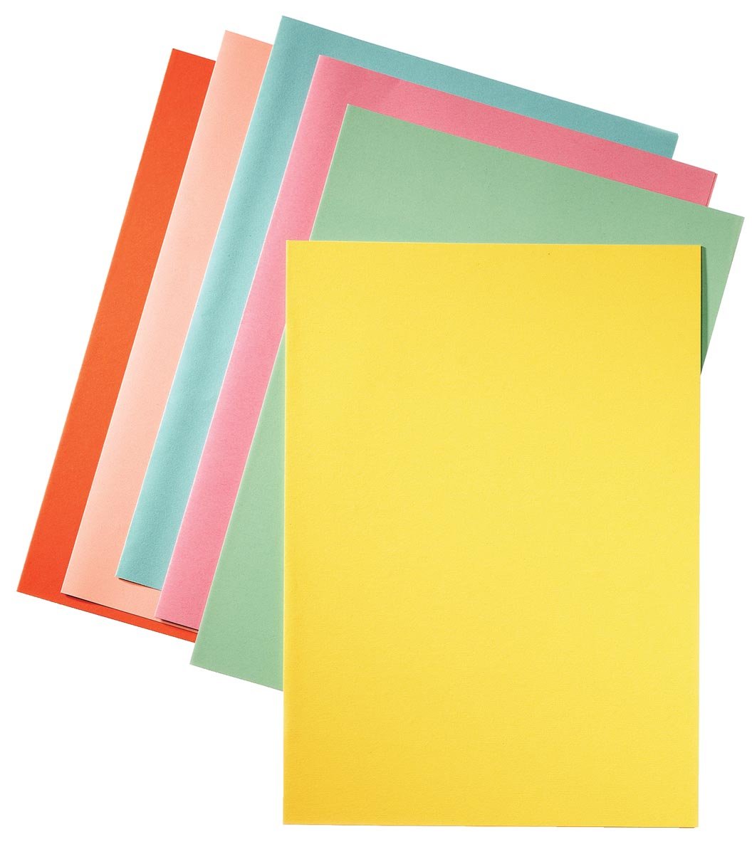 Esselte dossiermap geel, papier van 80 g/m², pak van 250 stuks afbeelding