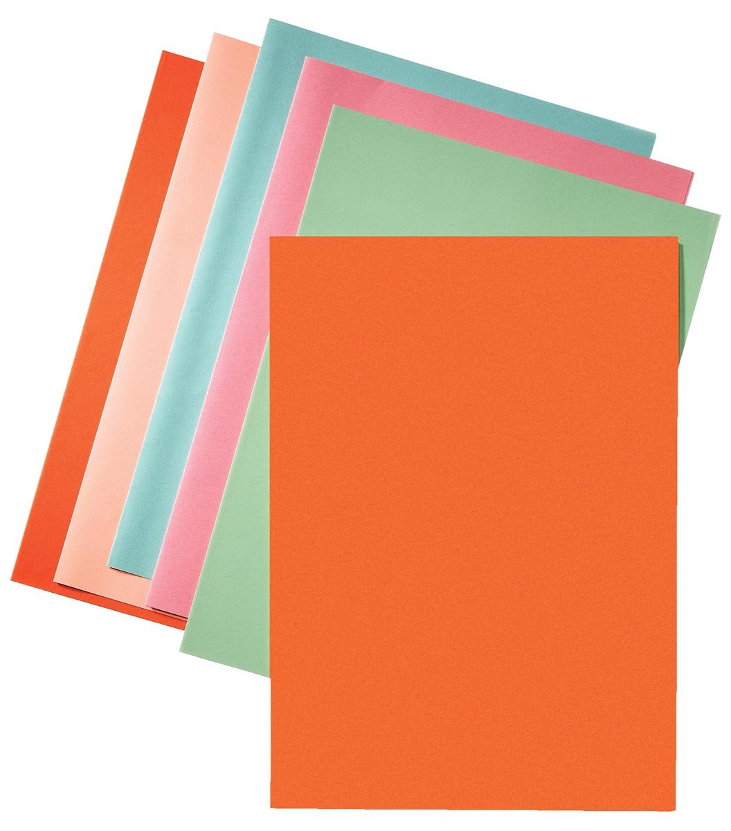Esselte dossiermap oranje, papier van 80 g/m², pak van 250 stuks afbeelding