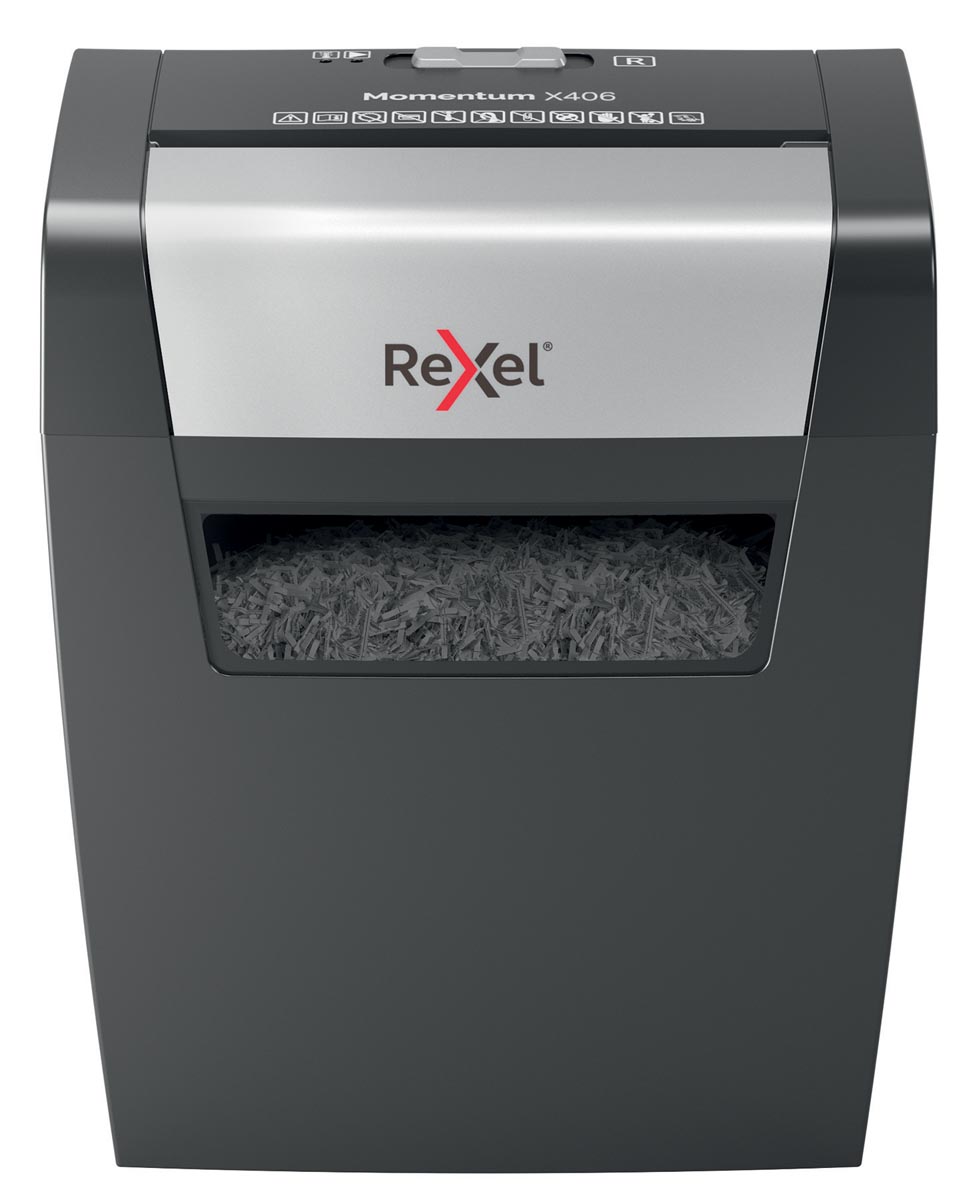 Rexel Momentum X406 papiervernietiger afbeelding