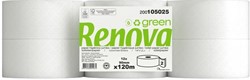 Renova Green toiletpapier Jumbo, 2-laags, 120 meter, pak van 12 rollen