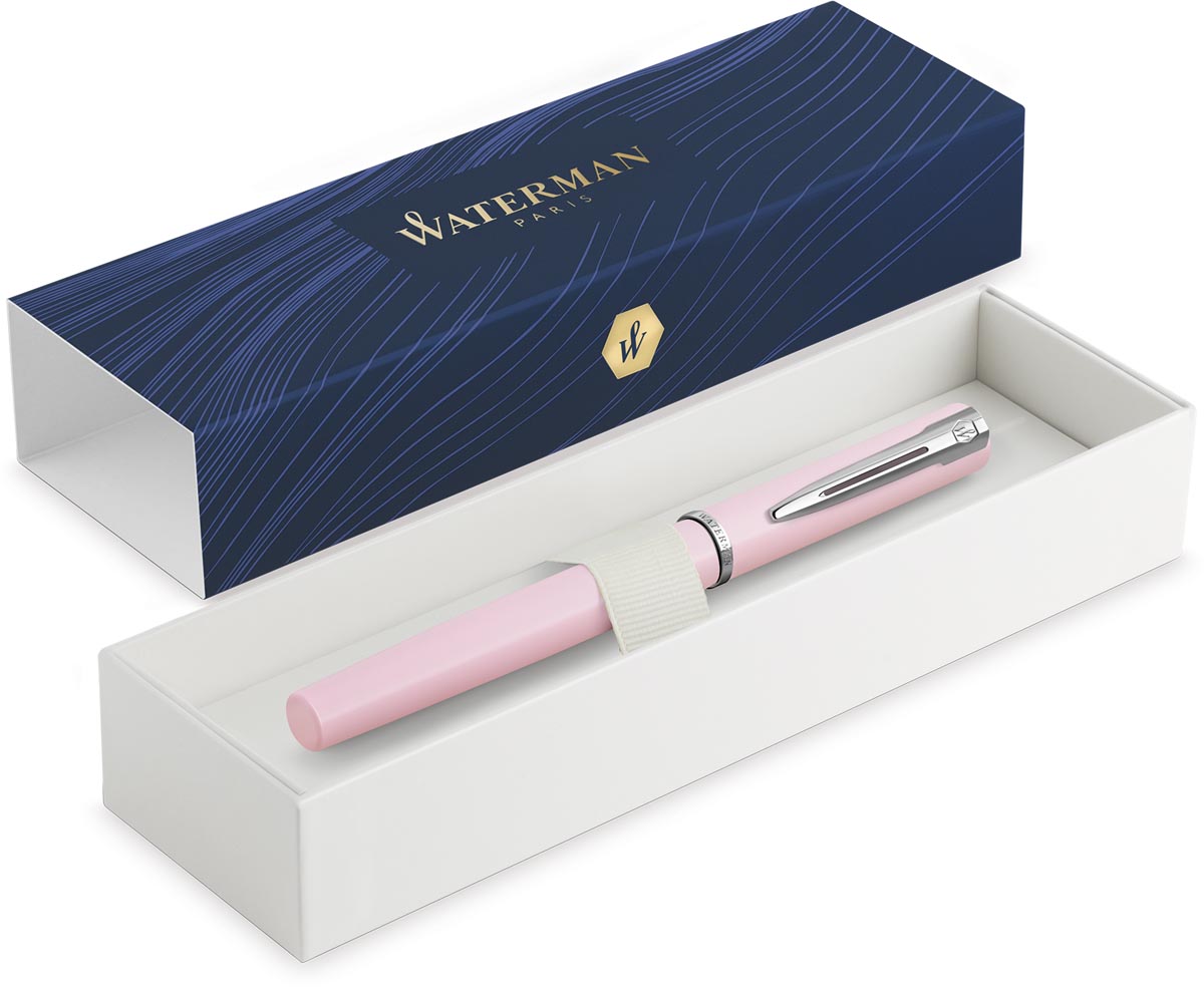 Waterman vulpen Allure, fijne punt, giftbox, pastelroze Waterman vulpen Allure, fijne punt, giftbox, pastelroze