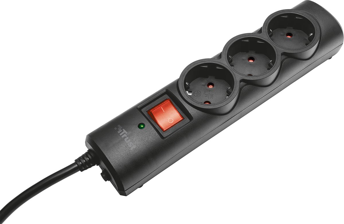 Trust Surge Guard, overspanningsbeveiliging met 3 aansluitingen Trust Surge Guard, overspanningsbeveiliging met 3 aansluitingen