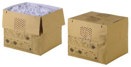 Rexel recycleerbare opvangzakken voor papiervernietiger 115 l, voor Auto+750X, pak van 50 zakken Rexel recycleerbare opvangzakken voor papiervernietiger 115 l, voor Auto+750X, pak van 50 zakken