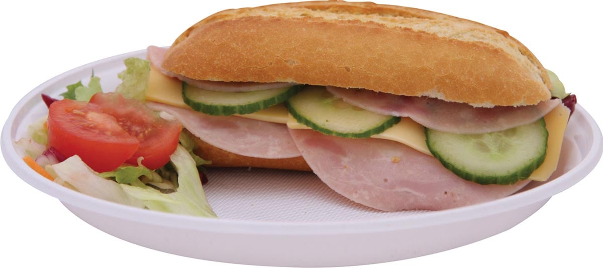 Bord Wit Diameter 22 Cm Pak Van 100 Stuks huismerk kopen in de aanbieding