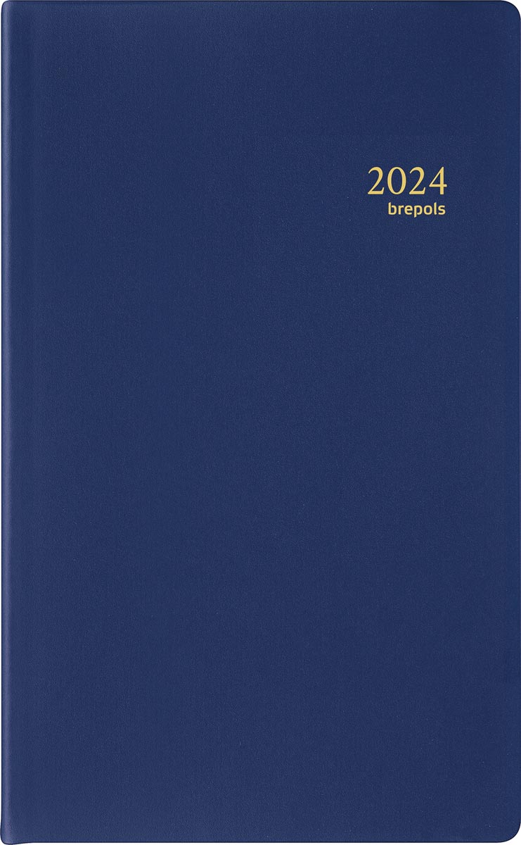 Brepols agenda Building Seta 6-talig, blauw, 2024