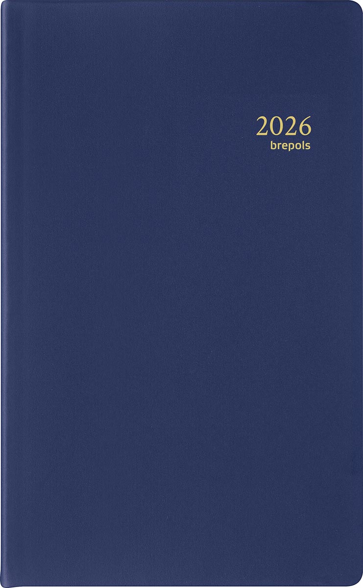 Brepols agenda Building Seta 6-talig, blauw, 2026