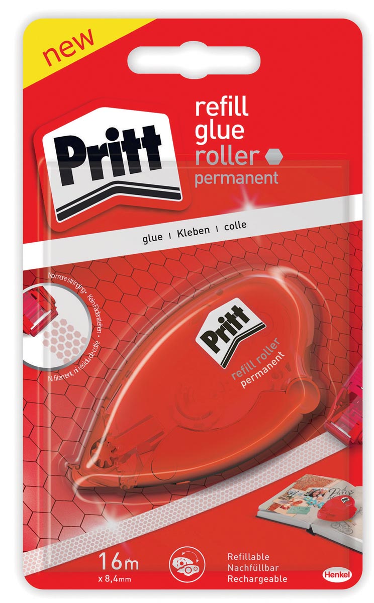 Pritt lijmroller Refill permanent, op blister