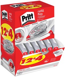Pritt correctieroller Refill Flex 4,2 mm x 12 m, doos 12 + 4 gratis