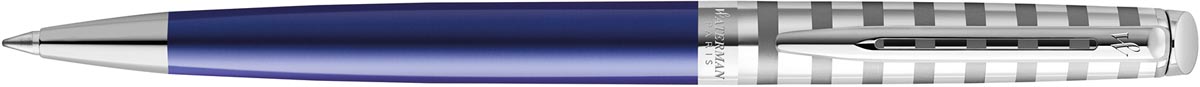 Waterman balpen Hémisphère Deluxe Marine Blue met palladium detail Waterman balpen Hémisphère Deluxe Marine Blue met palladium detail