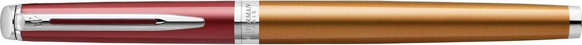 Waterman vulpen Hémisphère Vermillon met palladium detail Waterman vulpen Hémisphère Vermillon met palladium detail