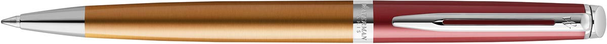 Waterman balpen Hémisphère Vermillon met palladium detail Waterman balpen Hémisphère Vermillon met palladium detail