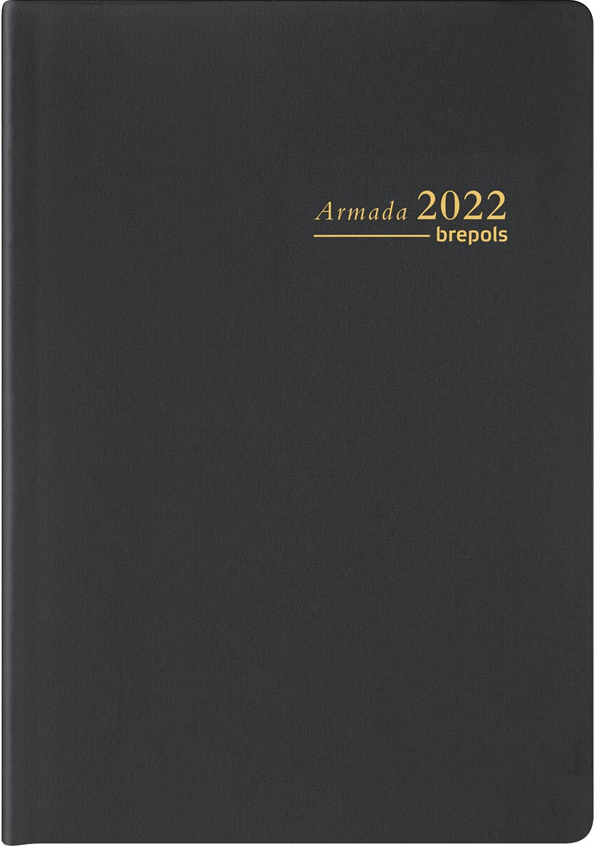 Brepols agenda Armada Seta 4-talig, zwart, 2023 Brepols agenda Armada Seta 4-talig, zwart, 2023