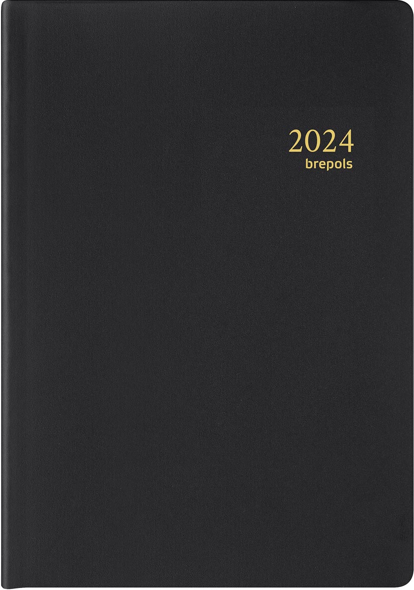 Brepols agenda Armada Seta 4-talig, zwart, 2024 Brepols agenda Armada Seta 4-talig, zwart, 2024