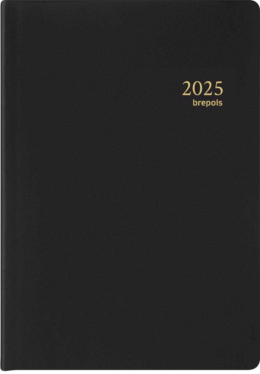 Brepols agenda Armada Seta 4-talig, zwart, 2025