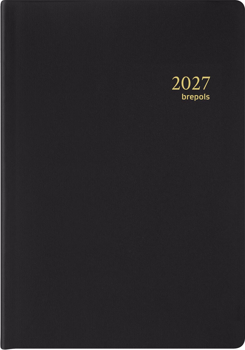 Brepols agenda Armada Seta 4-talig, zwart, 2027
