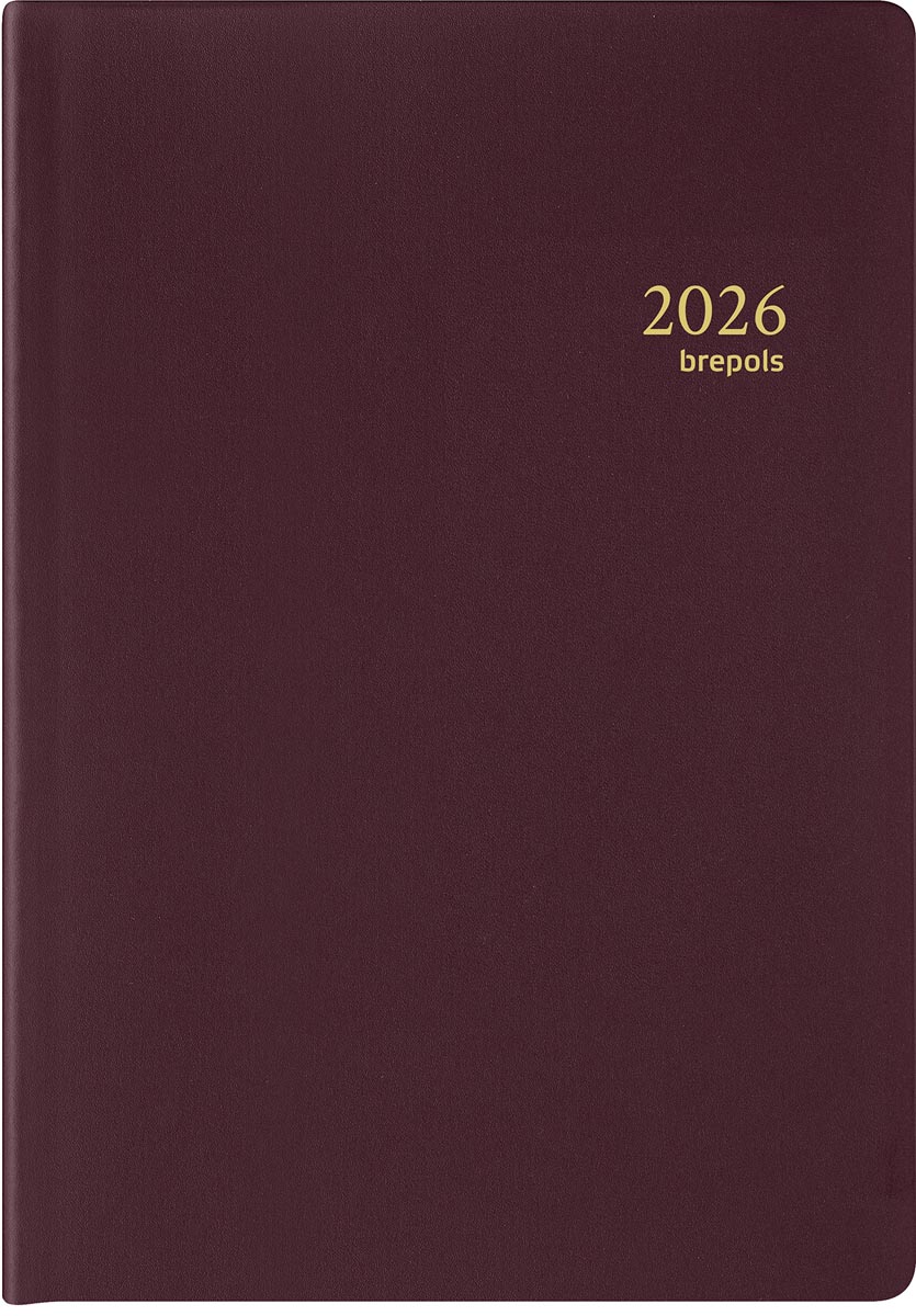 Brepols agenda Armada Seta 4-talig, bordeaux, 2026