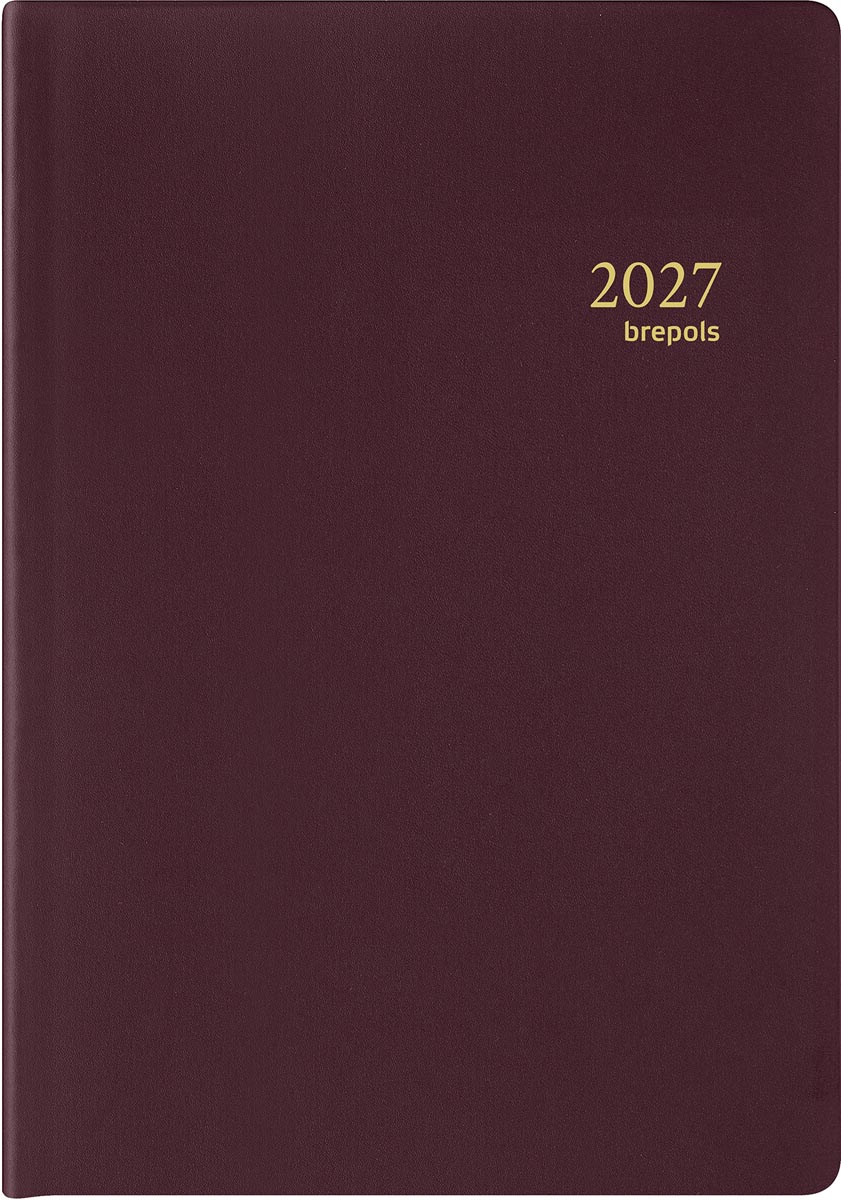Brepols agenda Armada Seta 4-talig, bordeaux, 2027