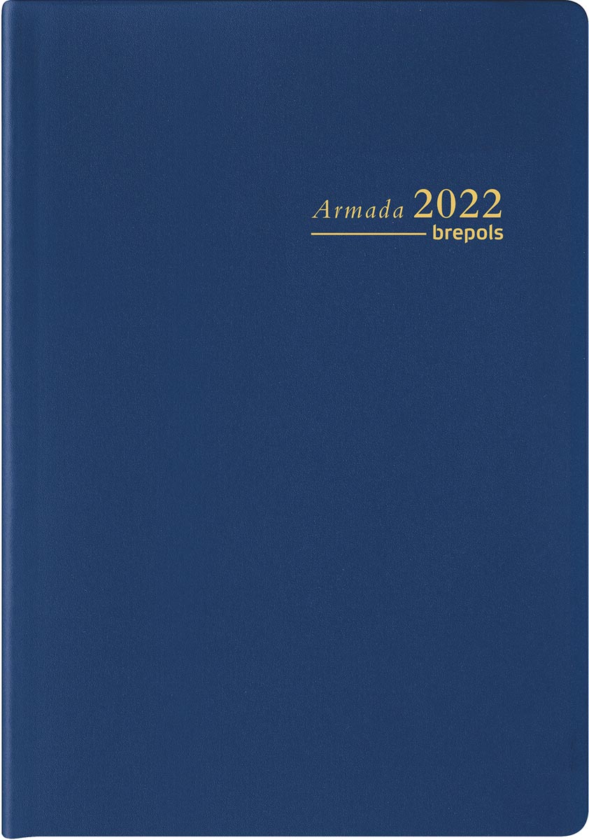 Brepols agenda Armada Seta 4-talig, blauw, 2023 Brepols agenda Armada Seta 4-talig, blauw, 2023