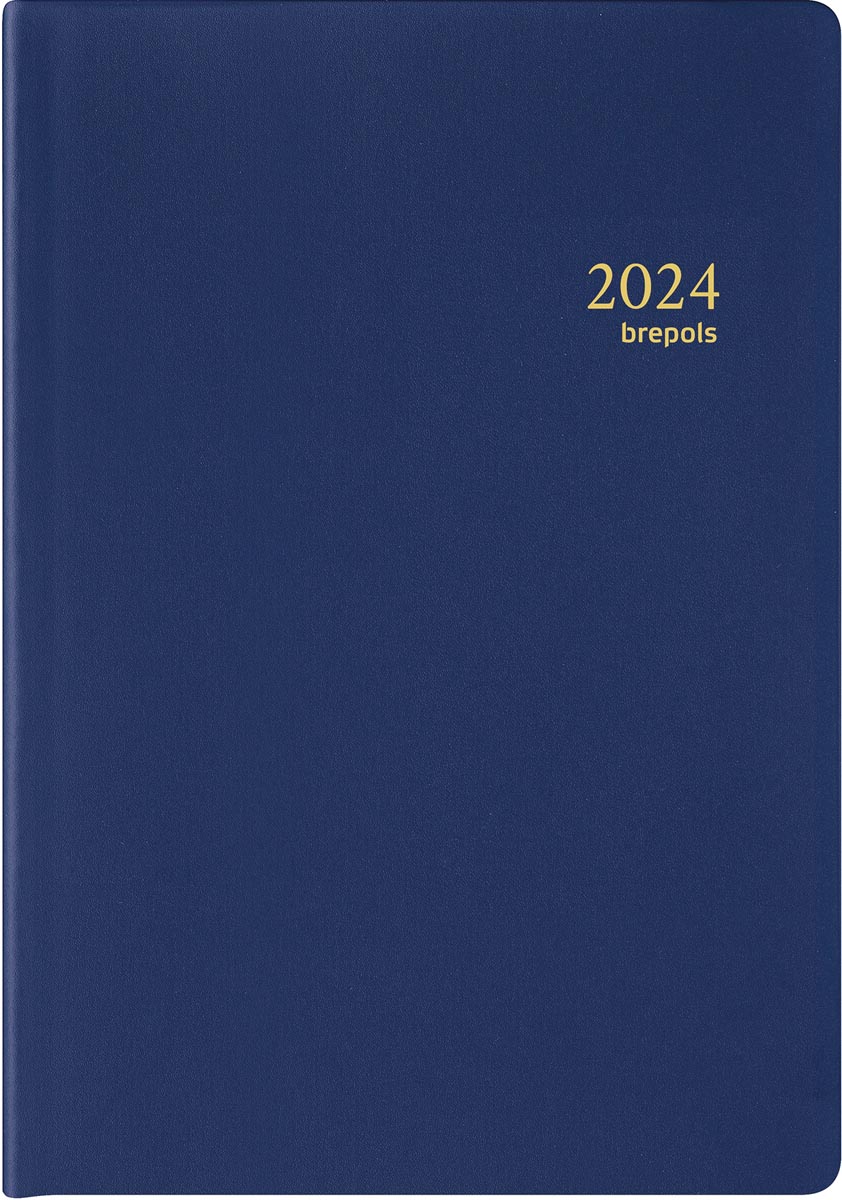 Brepols agenda Armada Seta 4-talig, blauw, 2024