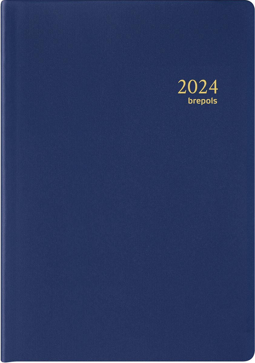 Brepols agenda Armada Seta 4-talig, blauw, 2024 Brepols agenda Armada Seta 4-talig, blauw, 2024