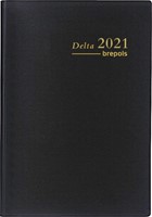 Brepols agenda Delta Seta 6 langues, noir, 2027-3