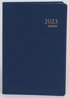 Brepols agenda Delta Seta 6-talig, blauw, 2027-3