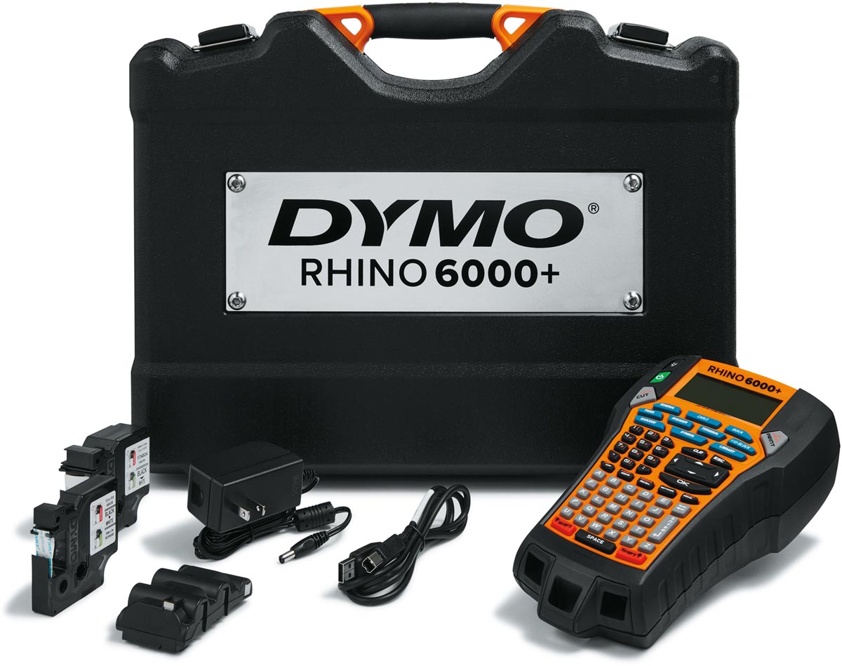 Dymo beletteringsysteem Rhino 6000+ kit Dymo beletteringsysteem Rhino 6000+ kit