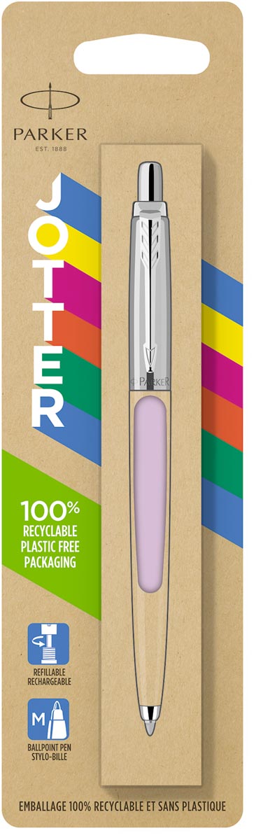 Parker Jotter Originals Pastel balpen, lila, op blister