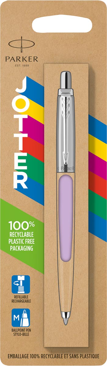 Parker Jotter Originals Pastel balpen, lila, op blister