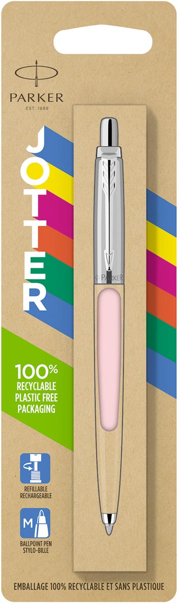 Parker Jotter Originals Pastel balpen, roze, op blister