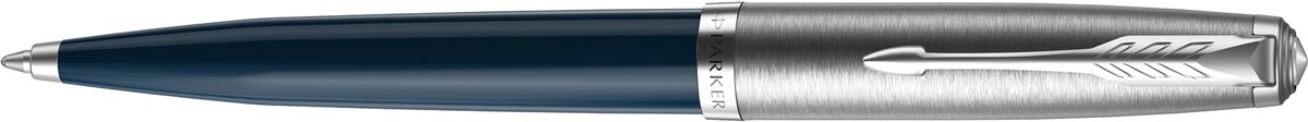 Parker 51 balpen Midnight Blue CT, zwarte inkt