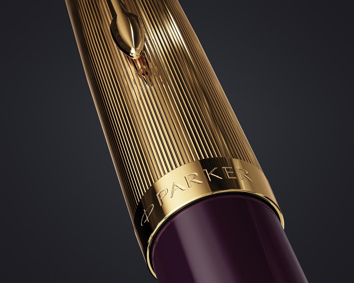 Parker 51 Premium vulpen fijn, Plum GT